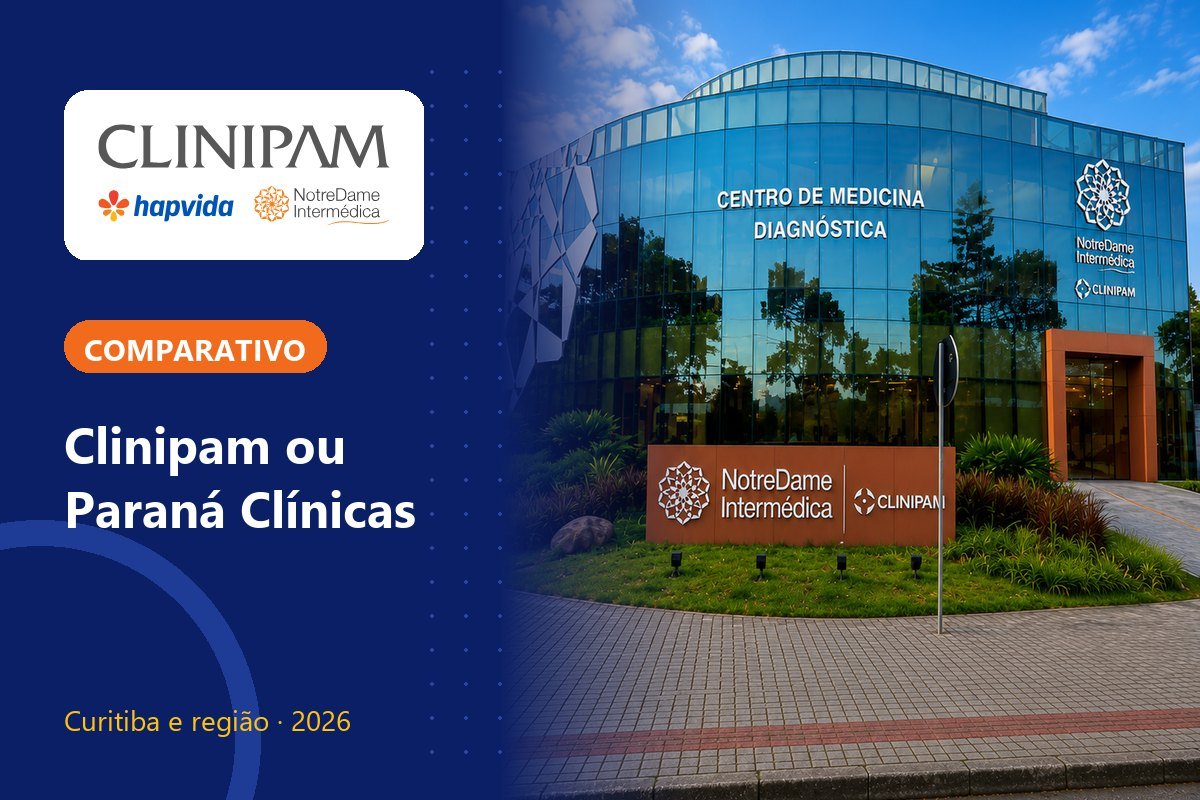 Clinipam ou Paraná Clínicas: preço, rede e carência lado a lado