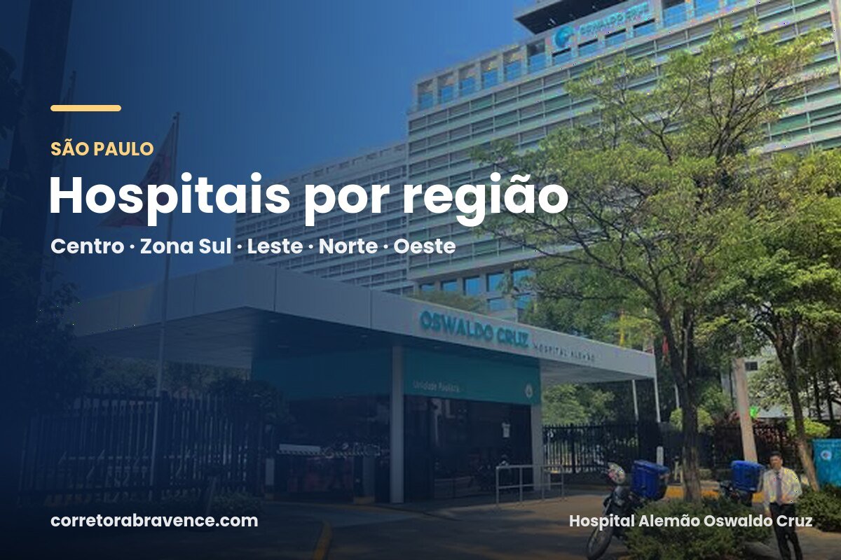 Hospitais em São Paulo: quais planos atendem em cada região