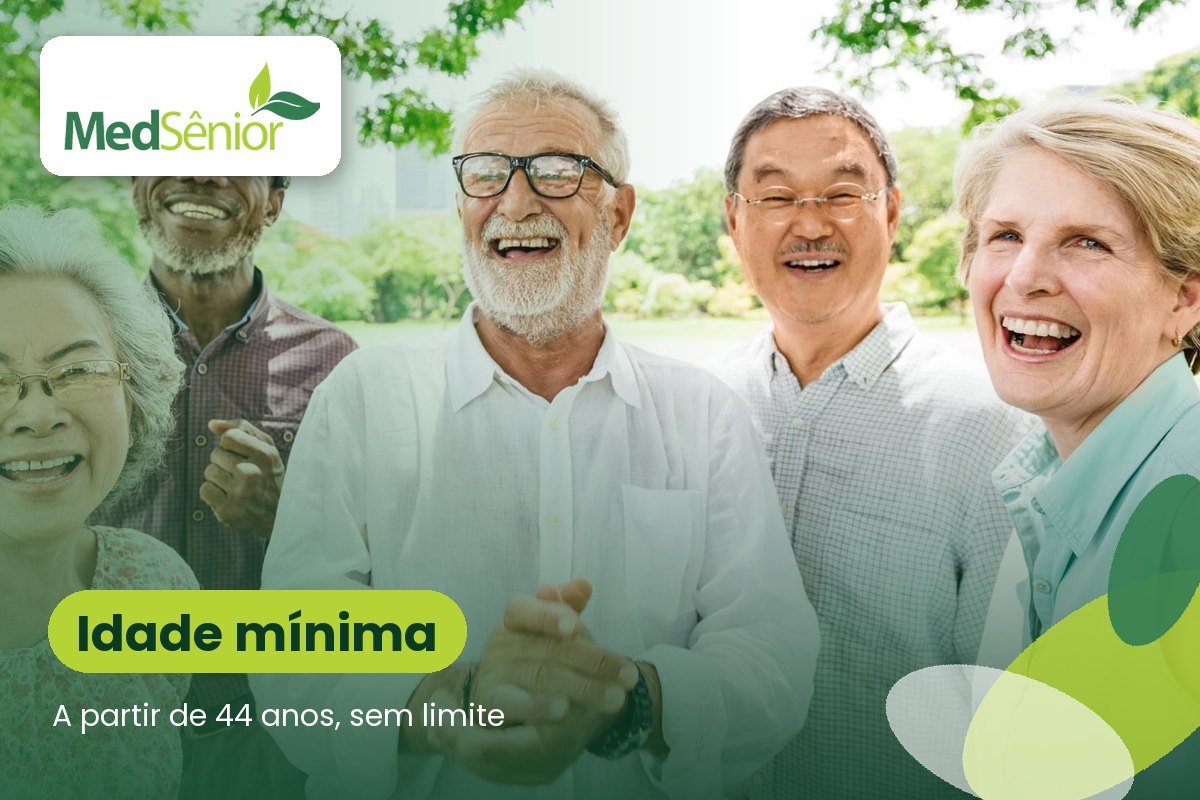 Idade mínima da MedSênior: 44 anos e as faixas de preço