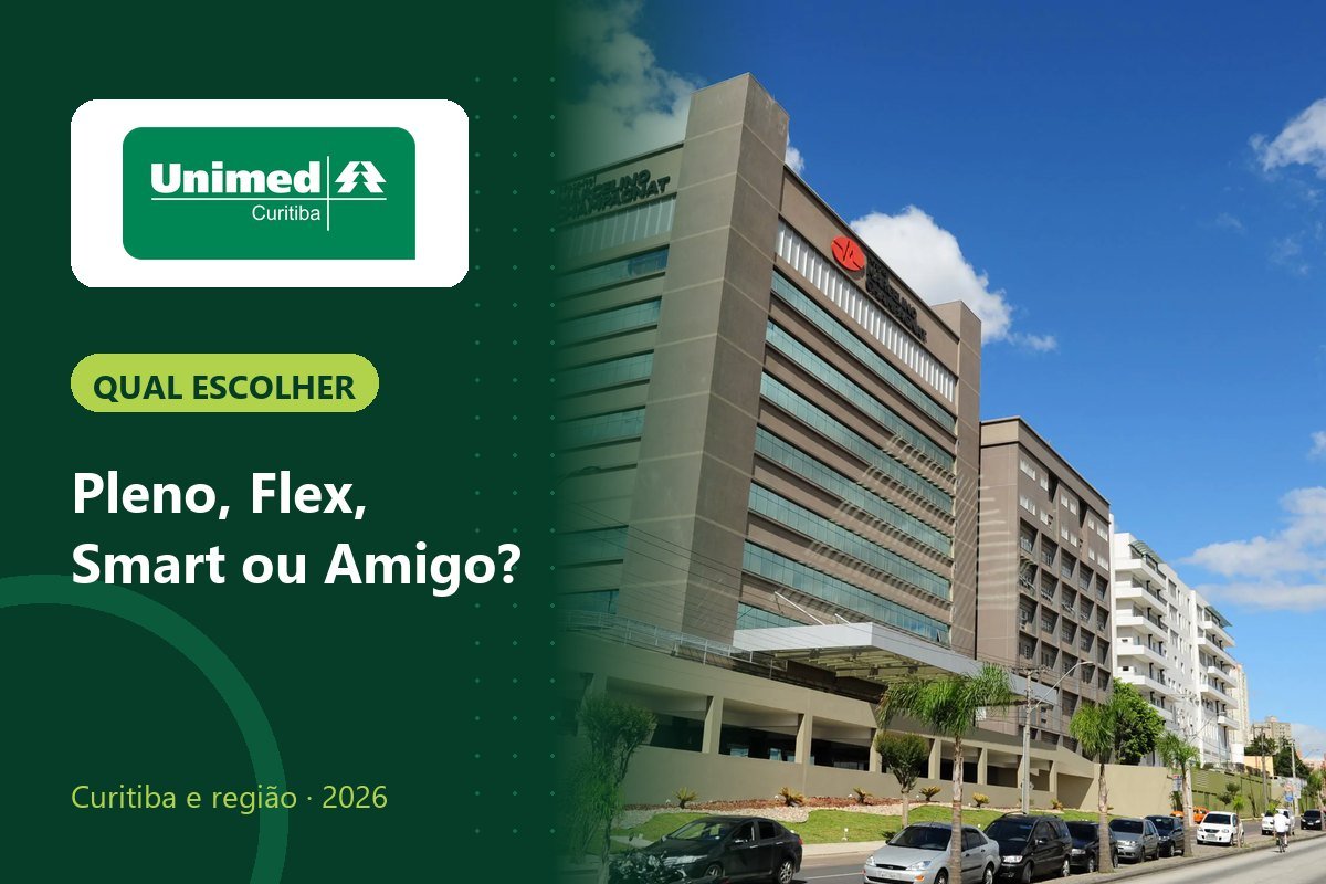 Qual o melhor plano da Unimed Curitiba? Pleno, Flex, Smart ou Amigo