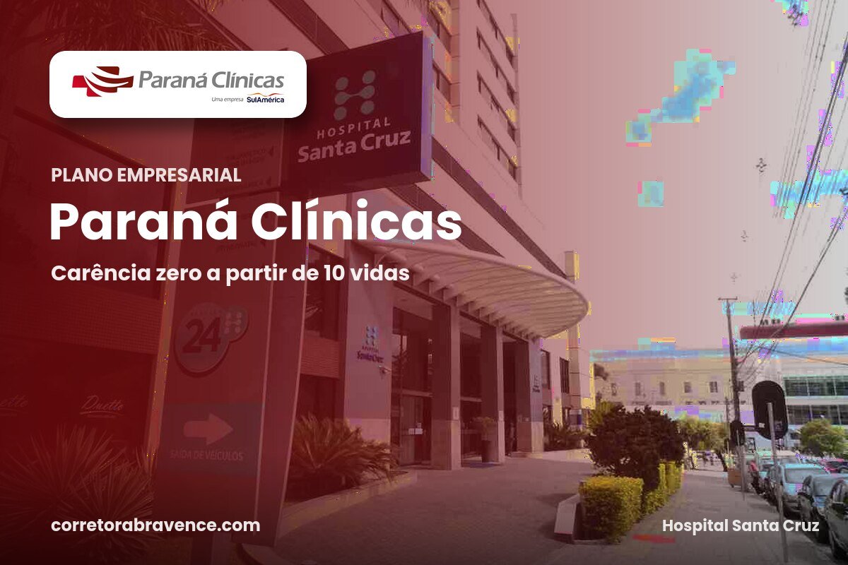 Paraná Clínicas empresarial: carência zero a partir de 10 vidas