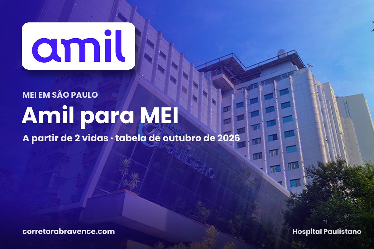 Plano de saúde para MEI em SP: preços da Amil em 2026