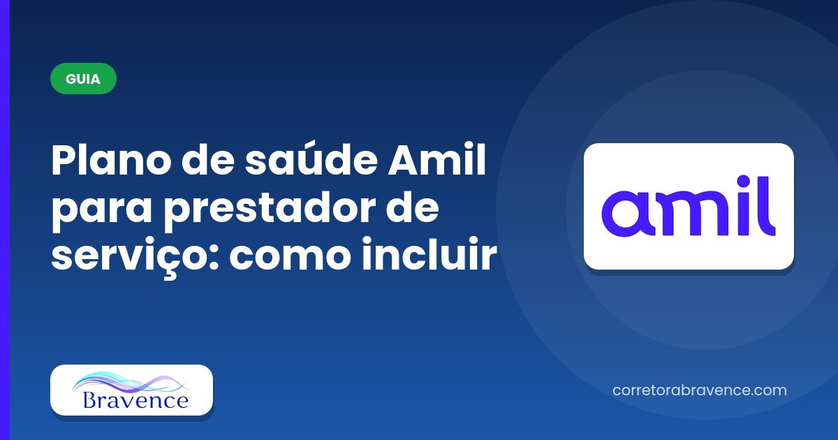 Plano de saúde Amil para prestador de serviço: como incluir
