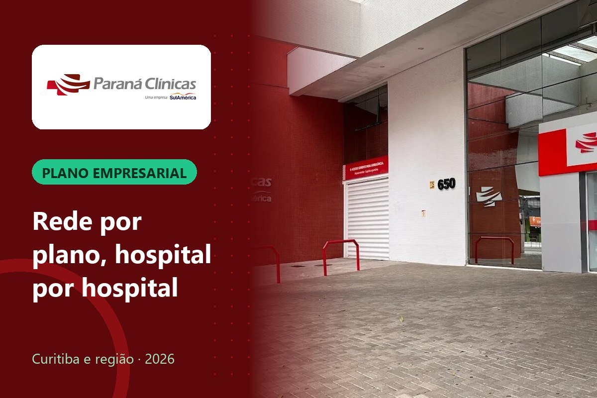 Rede credenciada Paraná Clínicas: hospitais do CIM, 400 e 600
