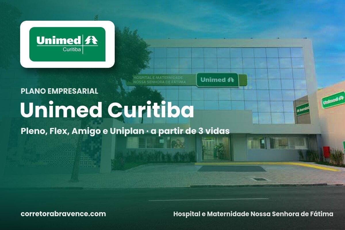 Unimed empresarial em Curitiba: tabela de preços 2026 e planos