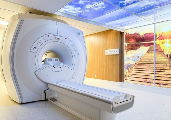 Hospital Santa Cruz: Sala de tomografia