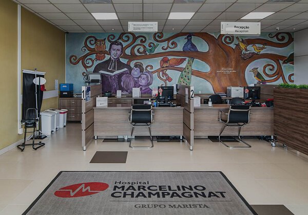 Hospital São Marcelino Champagnat: Recepção